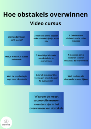 Hoe obstakels Overwinnen - Video Cursus